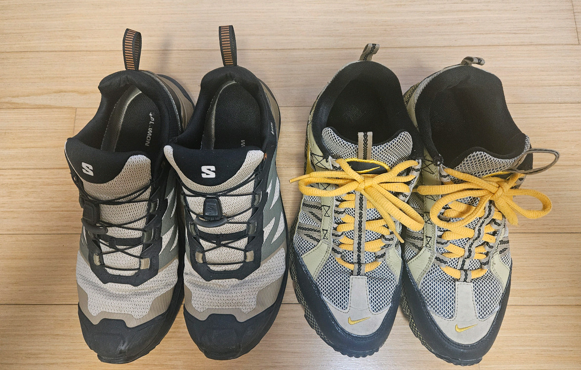 살로몬 X-ADVENTURE 사이즈 270 , 나이키 에어 휴마라 265--3