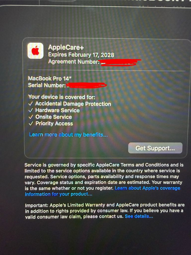 맥북프로 M4 16/512 스블 (애플케어+ 2028.2까지) 이미지
