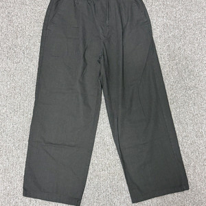 라퍼지스토어 린넨 와이드 팬츠 블랙