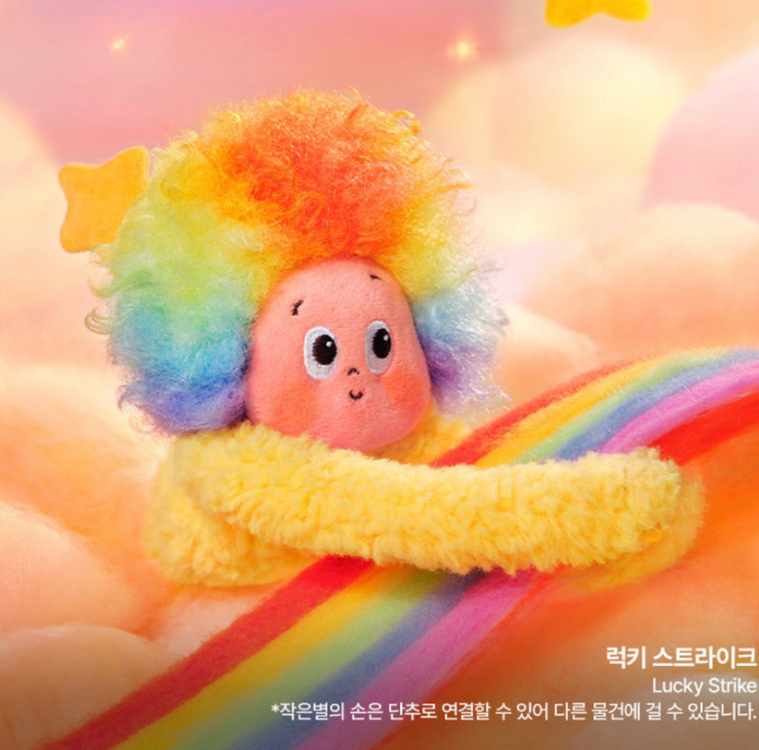 (일괄) 팝마트 작은별 일기예보 시크릿 번개 경고 피규어 키링 인형--1