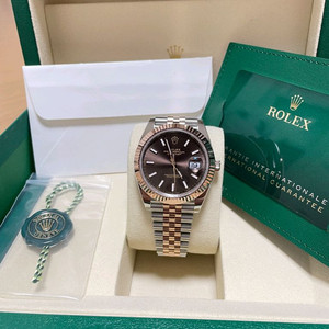 롤렉스 126331 데이저스트 41 초코판 바 인덱스 로골콤비