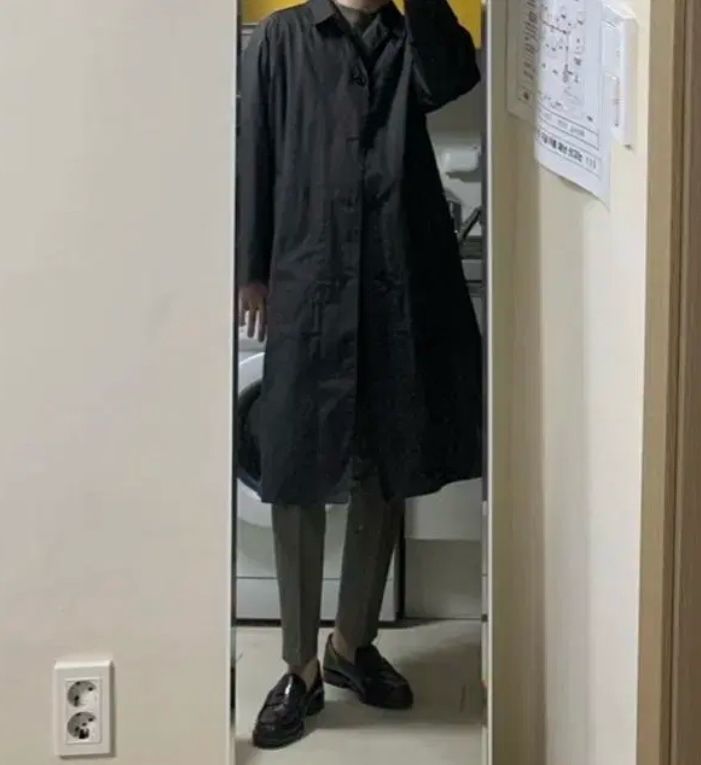 [XL]유니클로U 싱글브레스트 트렌치코트--2