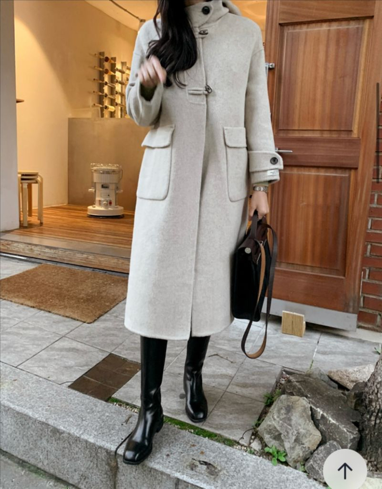 //새상품// 오트밀 자타라 핸드메이드 코트 이미지