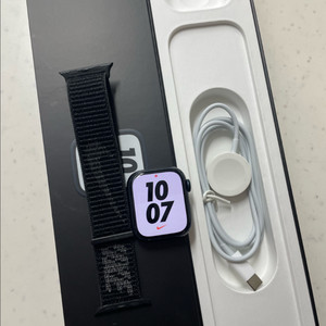 애플워치7나이키 41mm 미드나이트