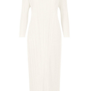 플리츠플리즈 2월 먼슬리 원피스 화이트 이미지