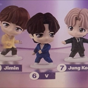 BTS 타이니탄 해피밀 피규어 (지민, 뷔, 정국) 이미지