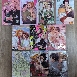 귀멸의 칼날 렌탄/렌고쿠탄지로 동인지 회지 일괄판매3