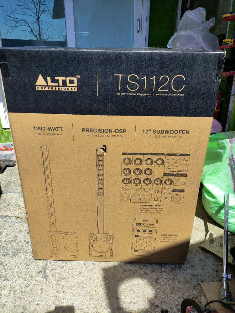 1200w 컬럼 어레이 스피커 1개 새상품 이미지