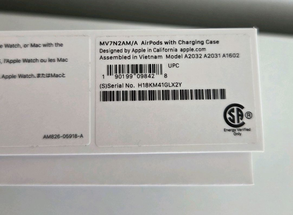 애플 에어팟 2세대 MV7N2AM/A 이미지