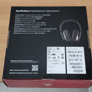 AUSTRIAN AUDIO Hi-X20 오스트리안 오디오 hi-x20 헤드폰 미개봉 새제품
