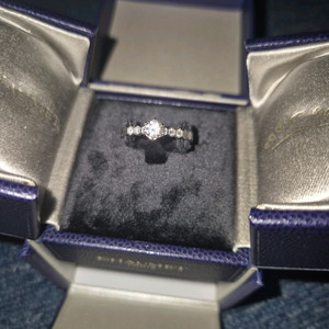 쇼메 비 드 쇼메 0.3캐럿 다이아 반지 솔리테어(비 마이 러브) 이미지