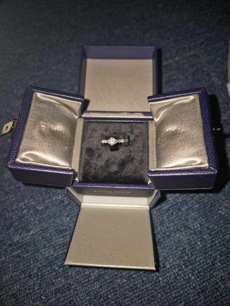 쇼메 비 드 쇼메 0.3캐럿 다이아 반지 솔리테어(비 마이 러브) 이미지