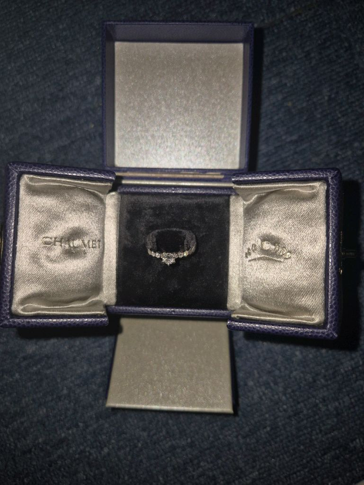 쇼메 비 드 쇼메 0.3캐럿 다이아 반지 솔리테어(비 마이 러브) 이미지