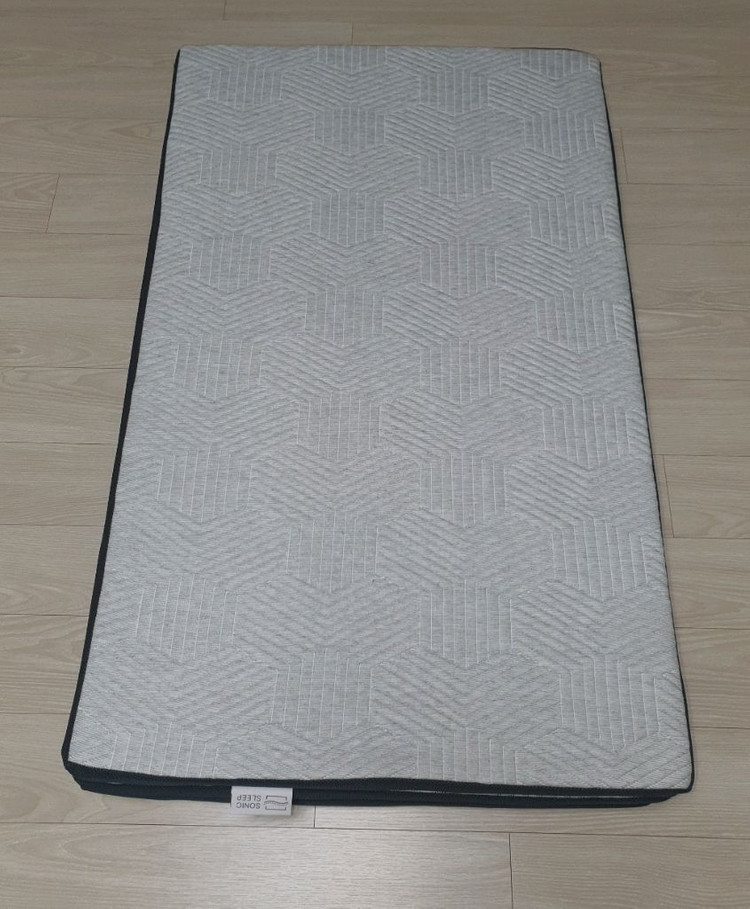 소닉슬립 접이식 워셔블 토퍼 매트리스 슈퍼싱글--2