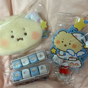 (새상품)올리브영 망곰이 콜라보(망곰이 키캡/망곰이 러기지택/망곰이 파우치) 이미지