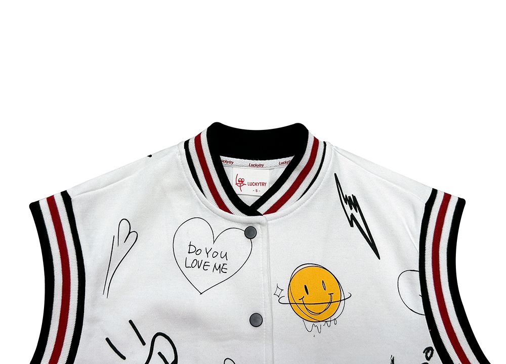 Luckytry(럭키트라이)-Drawing Line cotton Vest(150) 이미지