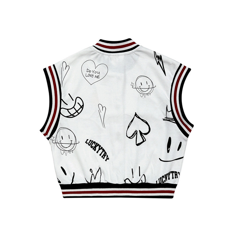 Luckytry(럭키트라이)-Drawing Line cotton Vest(150) 이미지