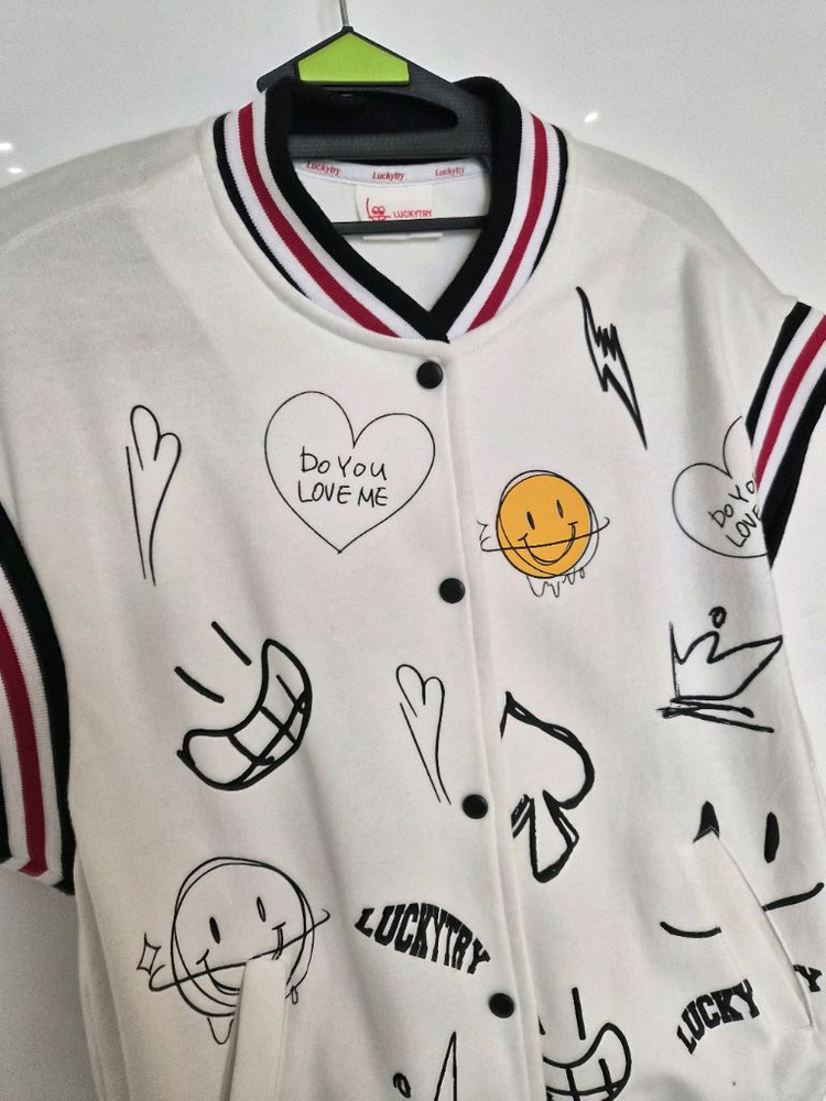 Luckytry(럭키트라이)-Drawing Line cotton Vest(150) 이미지