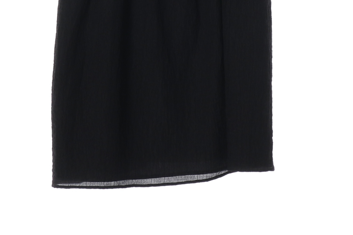 (새상품)버뮬라 블랙 텐셀 오프숄더 미니 원피스 드레스 S--4