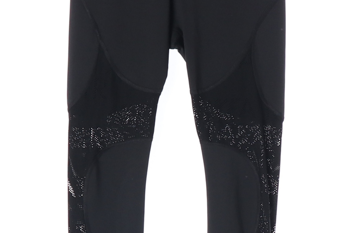 나이키 드라이핏 블랙 7/8 메쉬 배색 레깅스--3