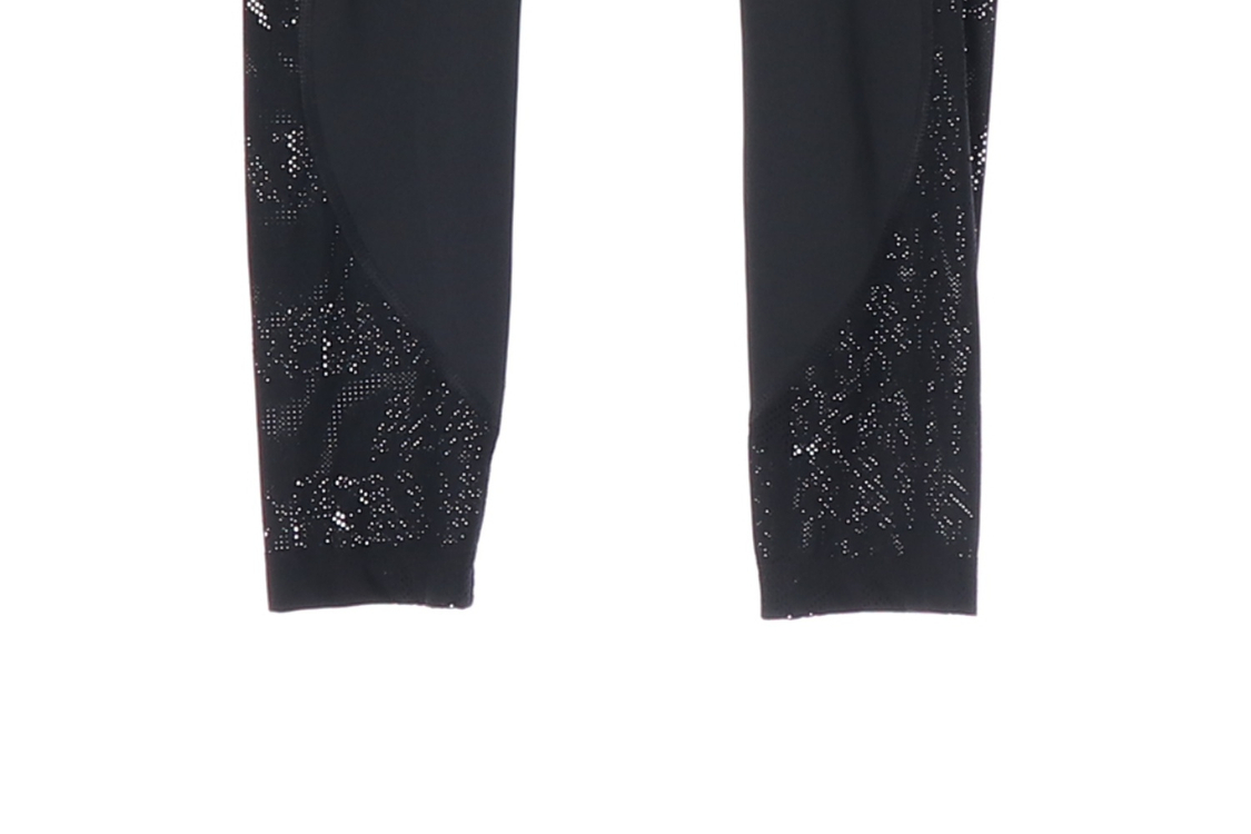 나이키 드라이핏 블랙 7/8 메쉬 배색 레깅스--4