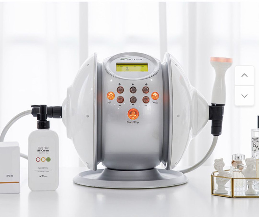 보템큐브 실버 고주파 마사지기 석션 순환 관리 홈케어 이미지