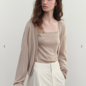 시에 sie 소프티 루즈 가디건 + 아르(s) 세트 샌드베이지