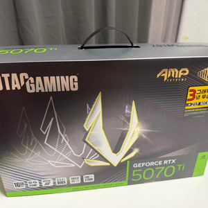 ZOTAC RTX 5070 Ti AMP Extreme INFINITY 16GB 판매합니다