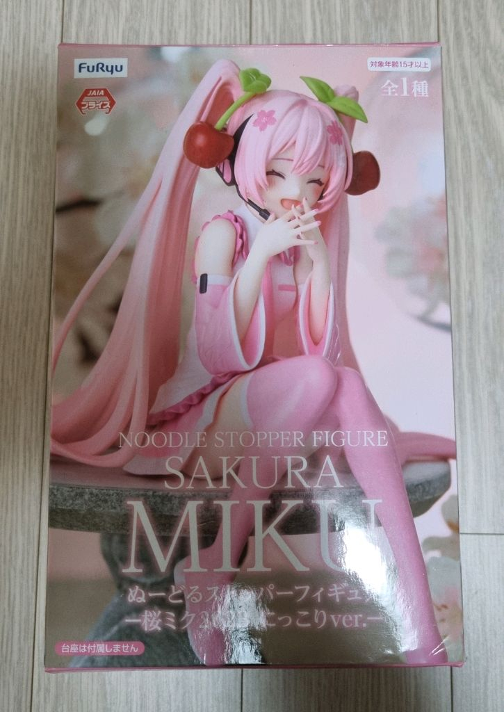 박스O) 사쿠라미쿠 2023 누들스토퍼 미소녀 보컬로이드 피규어 하츠네미쿠 미쿠 이미지