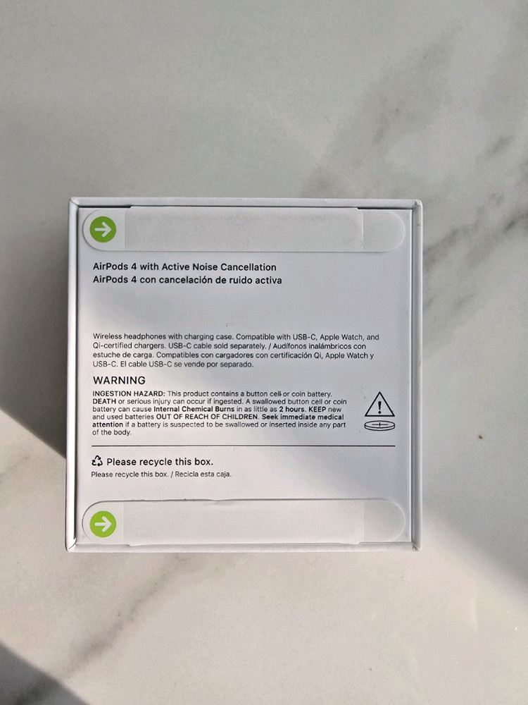 애플 에어팟 4세대(ANC 노이즈캔슬링 노캔O) 미개봉 새상품--1