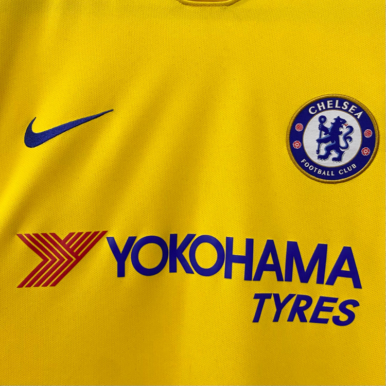 <XL> 나이키 18-19 첼시 어웨이 유니폼--3