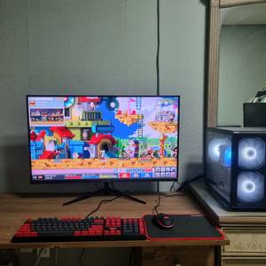 게이밍 컴퓨터세트 이미지