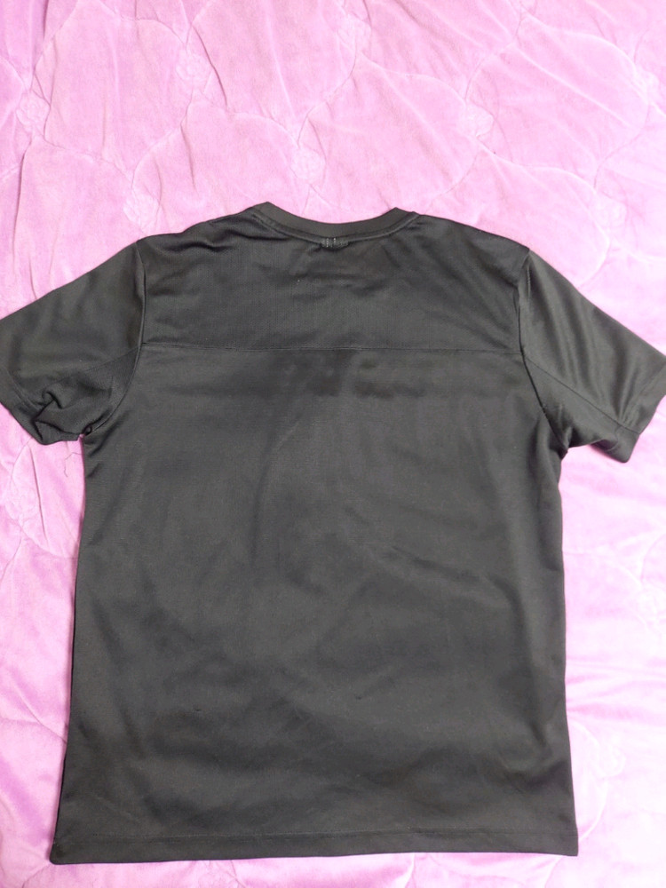 남성필라휠라 검정반팔티셔츠 95사이즈 /여성55~66가능--2