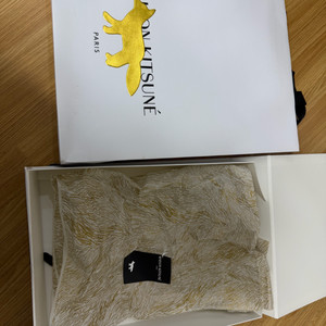 메종키츠네 종이가방 상자 박스 선물포장용 속지 쇼핑백