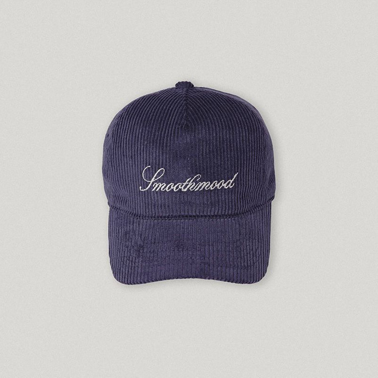 스무드무드 스무스무드 Blueberry Corduroy Logo Ball Cap 이미지