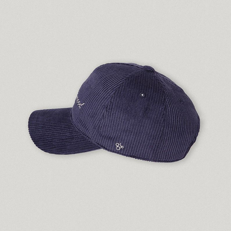 스무드무드 스무스무드 Blueberry Corduroy Logo Ball Cap 이미지