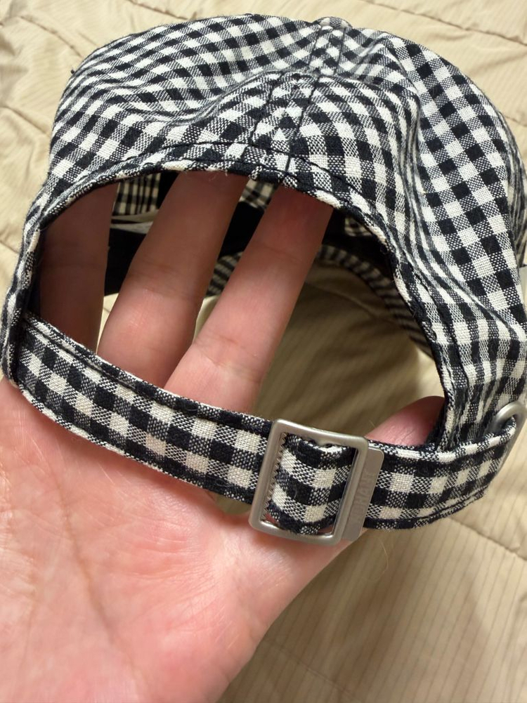 노앙 체크 볼캡 이미지