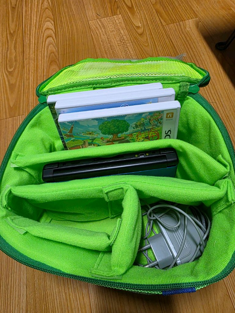 닌텐도 3ds xl + 게임팩3개--1