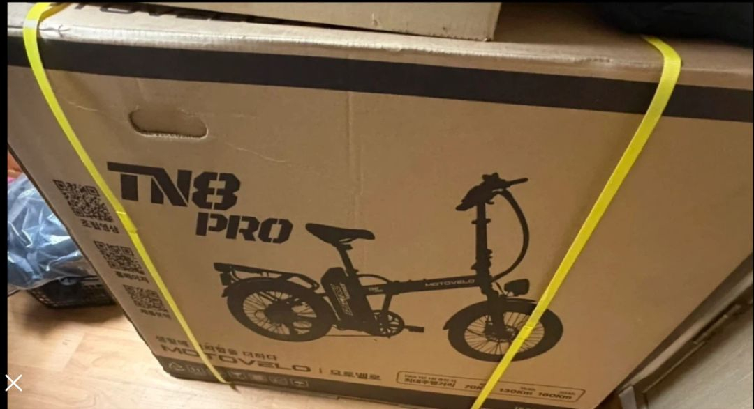 모토벨로 TN8 프로 접이식 전기자전거 미사용 새상품 박스채보관--2