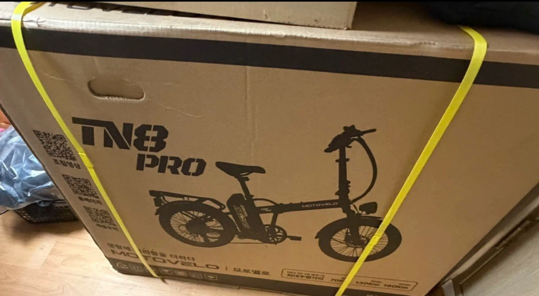 모토벨로 TN8 프로 접이식 전기자전거 미사용 새상품 박스채보관--1