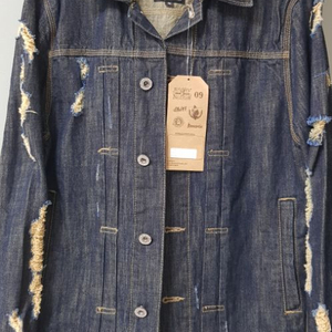 로맨틱크라운 찢청자켓 M 95호 S급! 이미지