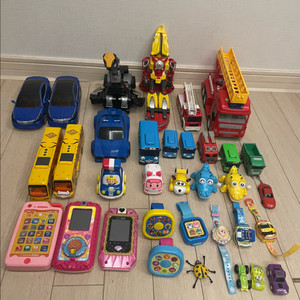 변신로봇 & 소방차, 자동차등