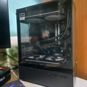 미니타워 반본체 9800x3d b850m aorus pro 이미지