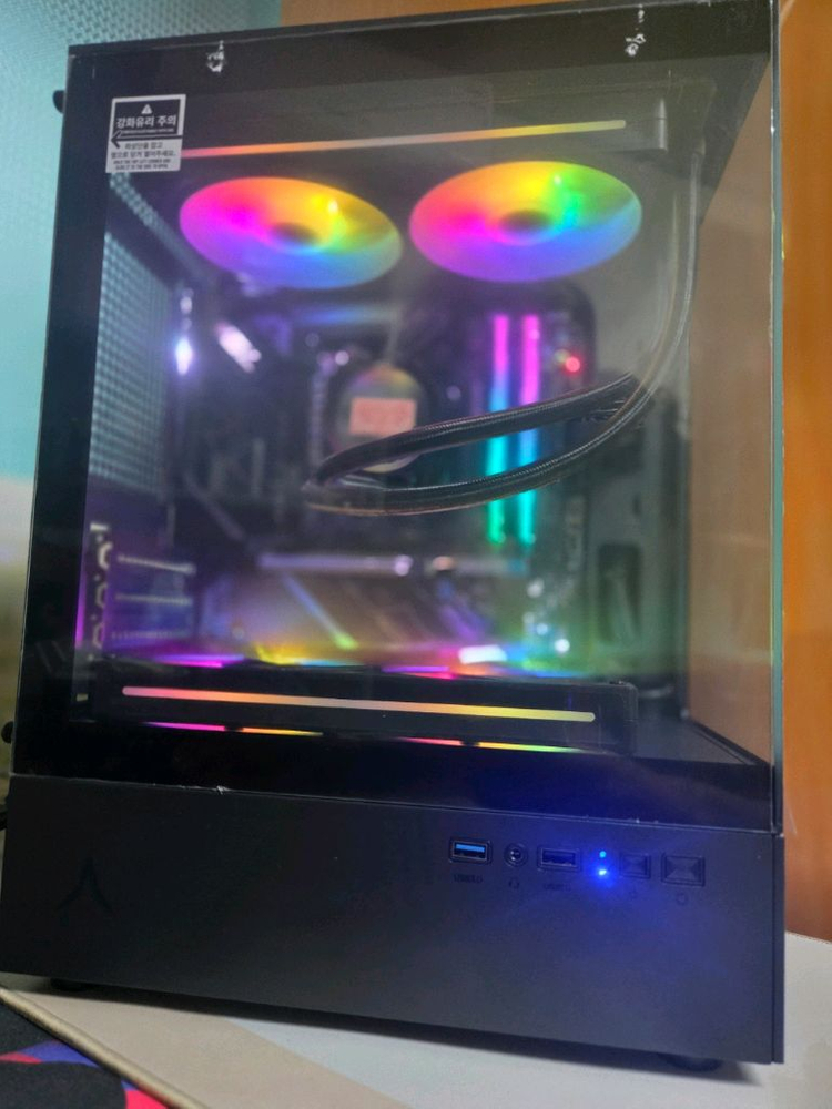 미니타워 반본체 9800x3d b850m aorus pro 이미지