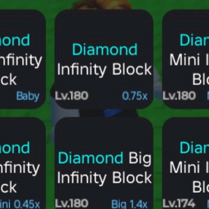 (신규인피출시!)쓰나미 브레인롯 다이아 인피니티 럭키블럭 이미지