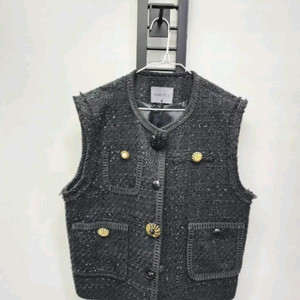 NINEONCE 트위드조끼 프리사이즈