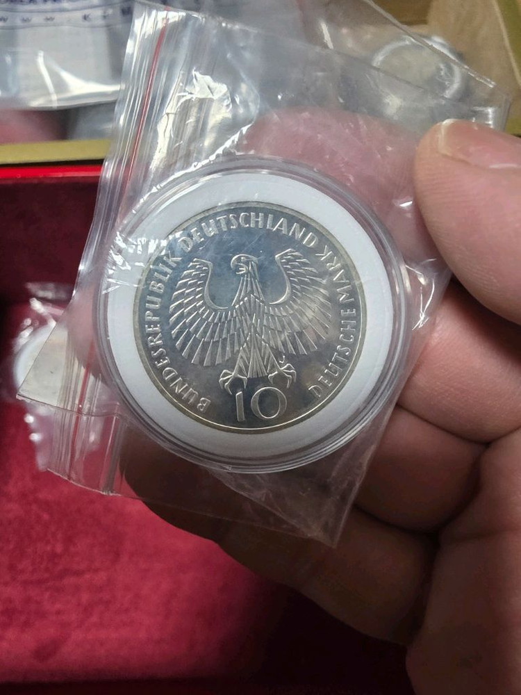 1972년 뮌헨 올림픽 기념 은화 5종 이미지