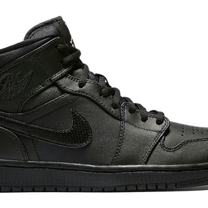 정품 나이키 에어조던1 미드 블랙