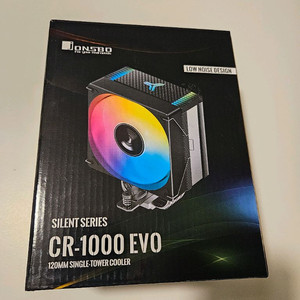 존스보 CR-1000 EVO AUTO RGB CPU 쿨러 거의 새상품