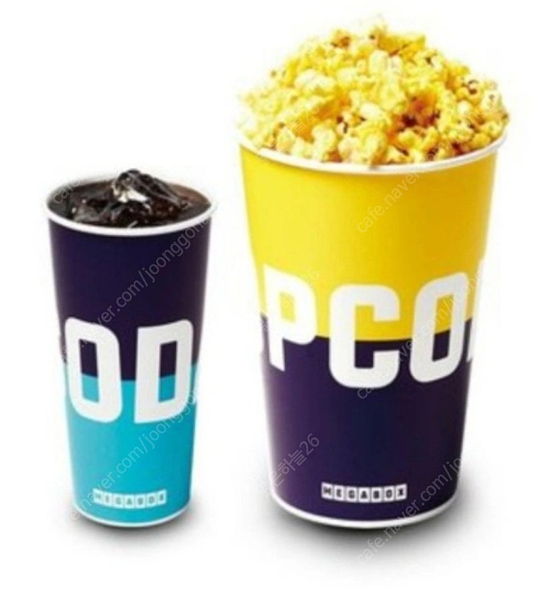 메가박스 팝콘 R+탄산 음료 콜라 (다른음료 가능)키오스크 or모바일오더 이미지